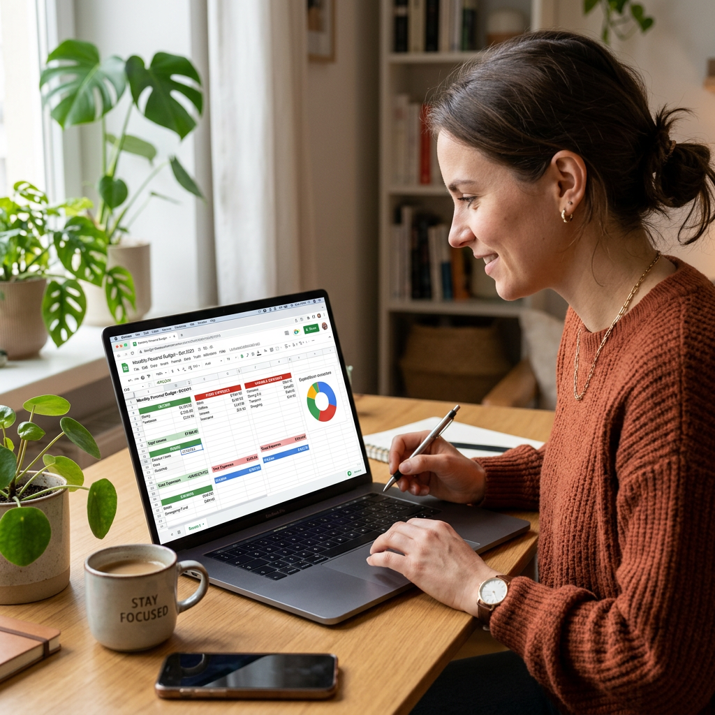 How to Track Your Budget Monthly AND Yearly in Google Sheets Without Starting Over